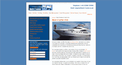 Desktop Screenshot of boat-charter.duck-2-water.co.uk